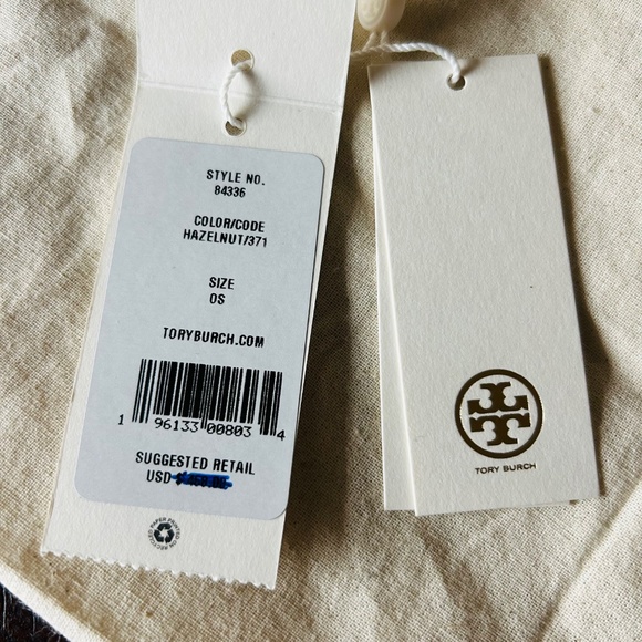 Tory Burch T Monogram Bucket Bag Hazelnut - Picture 6 of 6